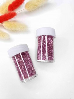 Глиттер в баночке, баночка 16гр. (розовый)